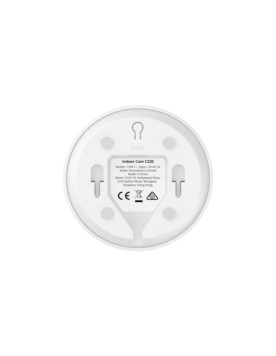 Cámara Wi-Fi de seguridad Eufy modelo Eufy C220 inalámbrica Full HD 360 grados con visión nocturna para interior y exterior