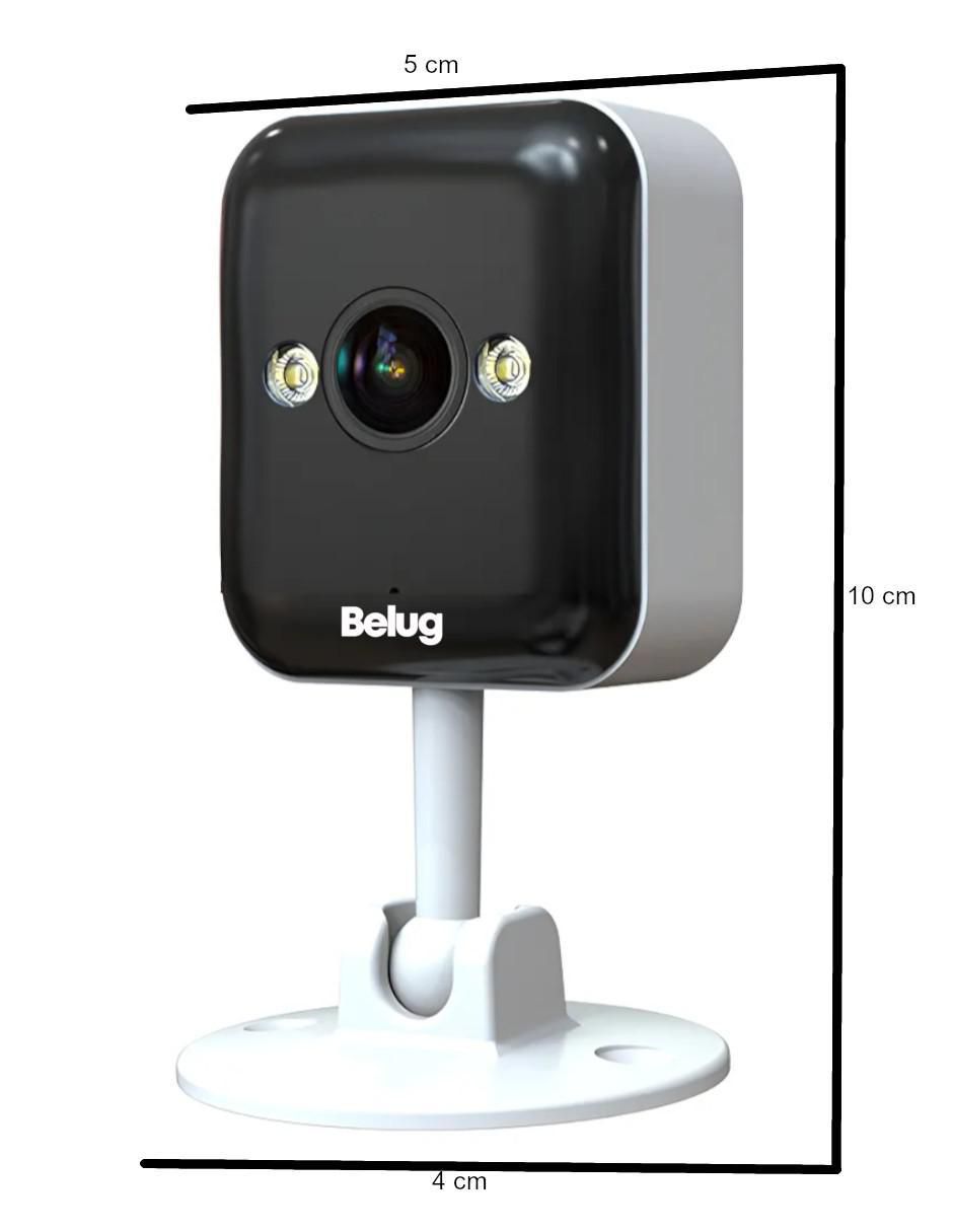Cámara Wi-Fi de seguridad con visión nocturna Inalámbrica HD 360° con capacidad de grabar para interior y exterior 4