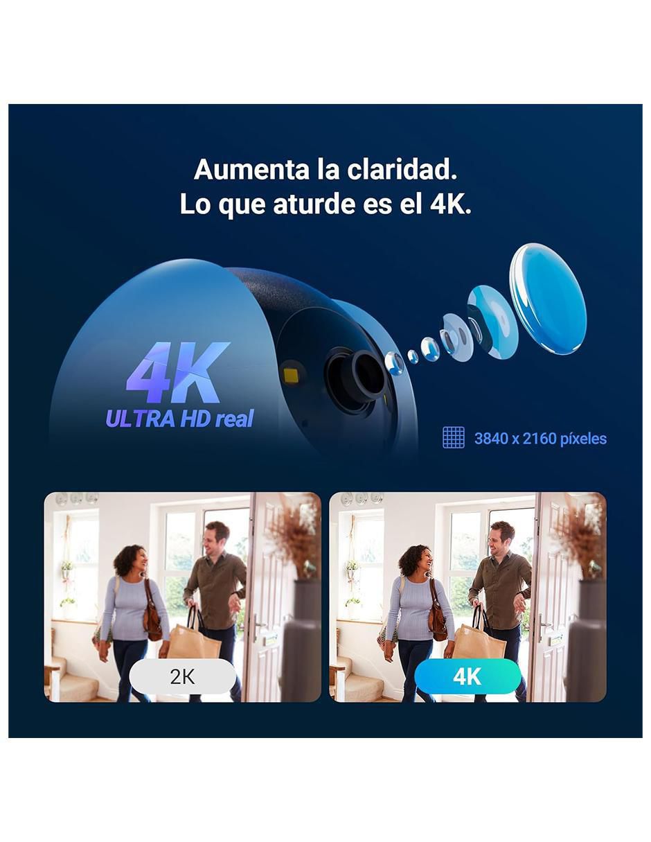 Cámara de seguridad modelo C6N G1 4K inalámbrica 4K UHD 110° con capacidad de grabar para interior 9