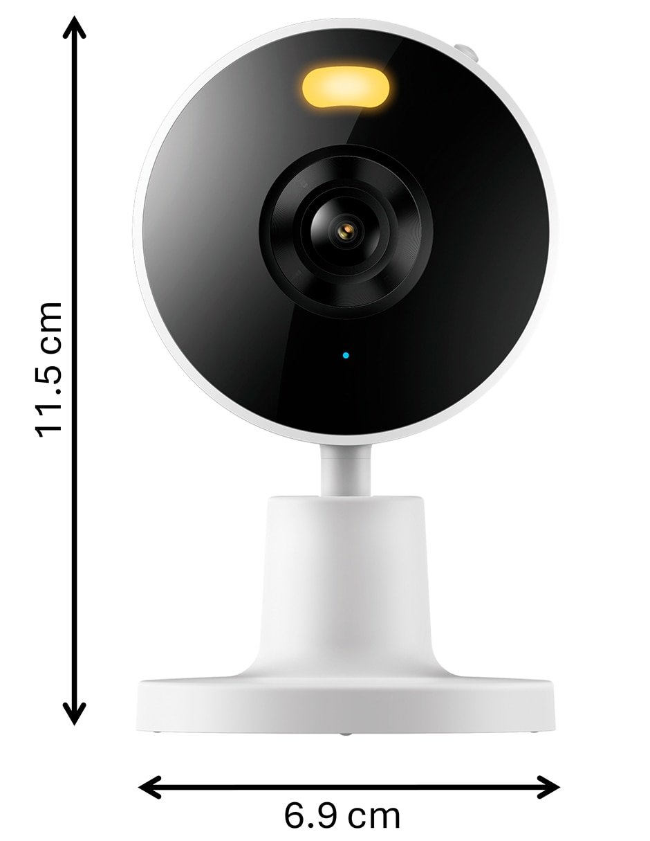 Cámara de seguridad modelo Smart Camera C100 inalámbrica 2k 120° con capacidad de grabar con visión nocturna para interior 6