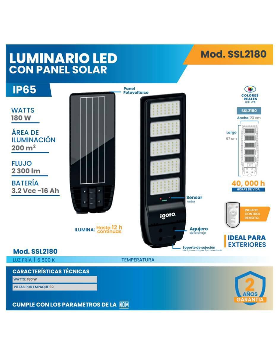 Lámpara LED blanca 8