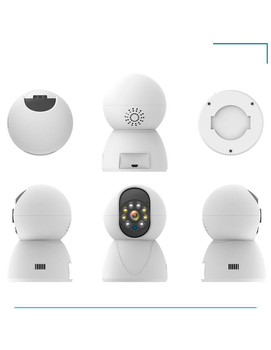 Cámara individual de seguridad Vak VS-M10 inalámbrica 4K/UHD 63° con capacidad de grabar con visión nocturna para interio
