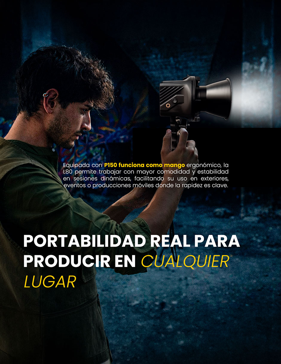 Kit fotográfico L80 - P150 5