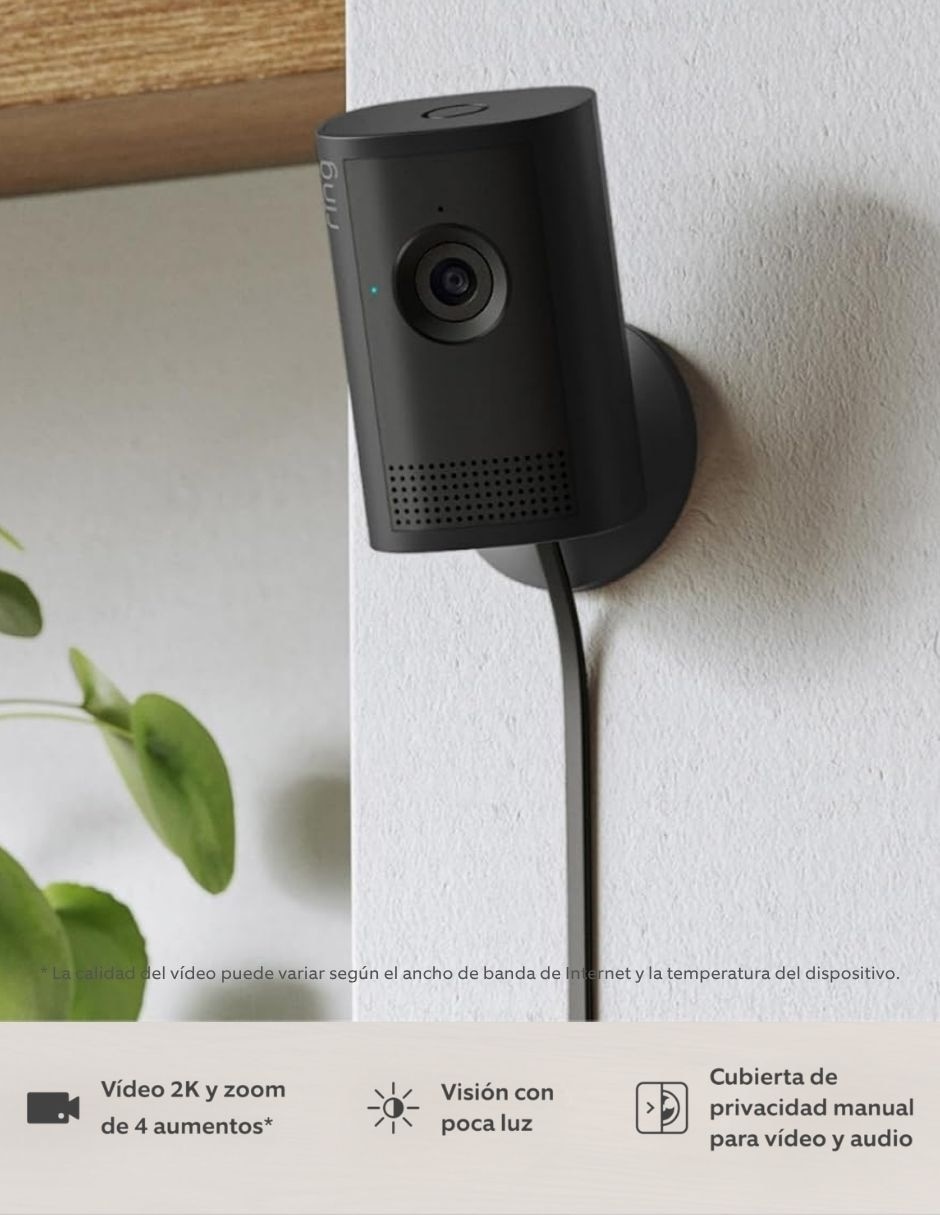 Cámara Wi-Fi de seguridad modelo Indoor Cam Plus 2K Alámbrica 2K 114° Sí para Interior 2