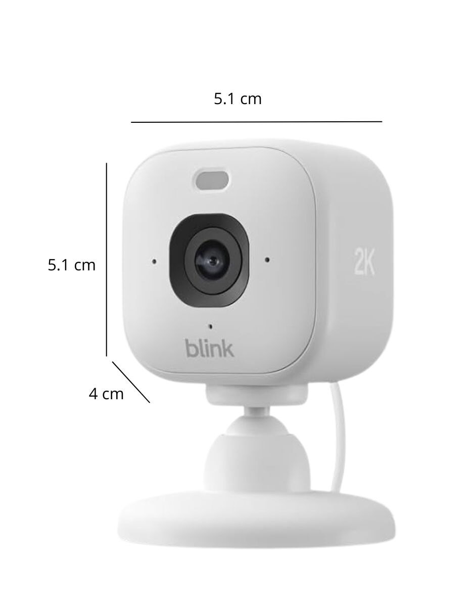 Cámara Wi-Fi de seguridad modelo Mini 2 2K 2PK alámbrica 2K 137° visión nocturna para interior y exterior 9