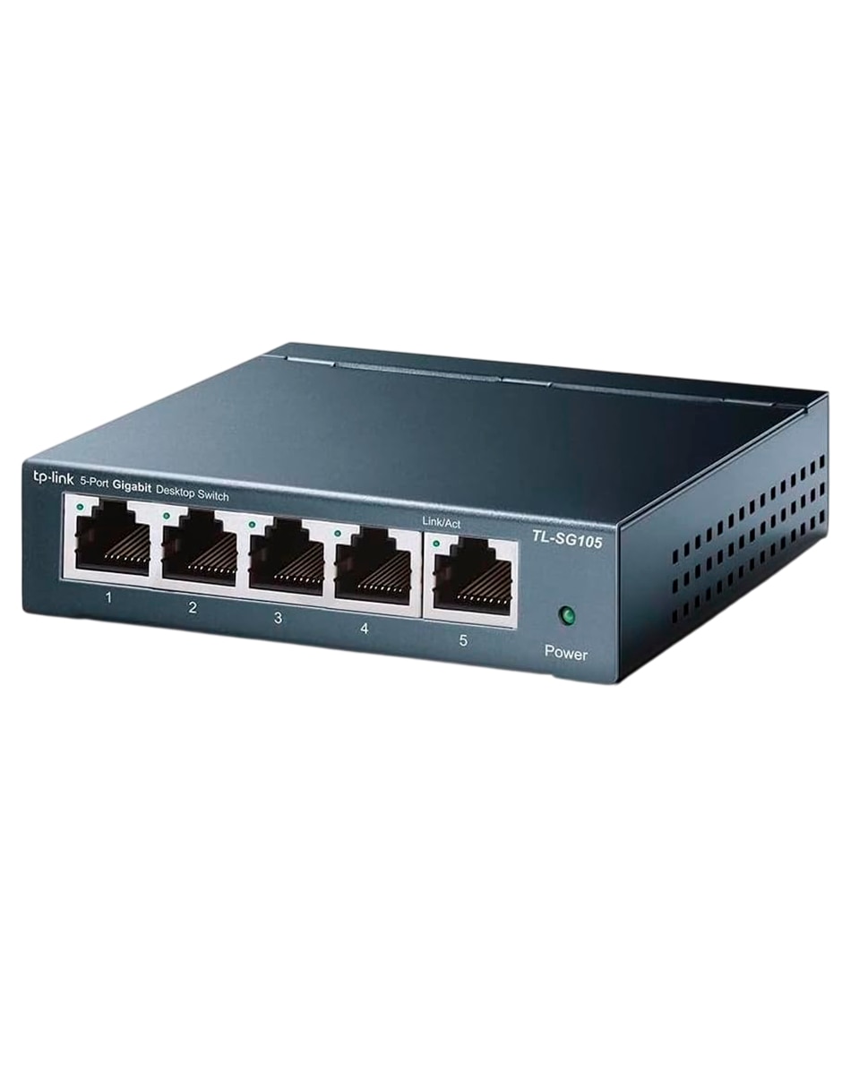Conmutador ethernet alámbrica tpli tl-sg105 v 1 4