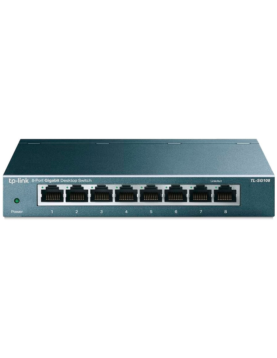 Conmutador ethernet alámbrica tpli tl-sg108 v 1 Conmutador ethernet alámbrica tpli tl-sg108 v 1