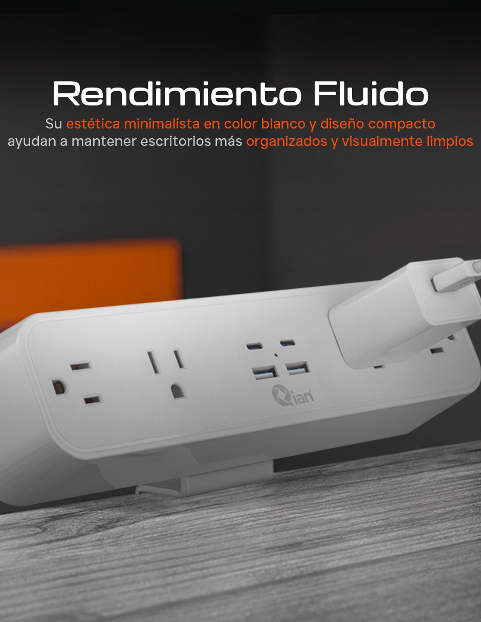 Multicontacto smart qbp-188wf-01 de 8 contactos 6