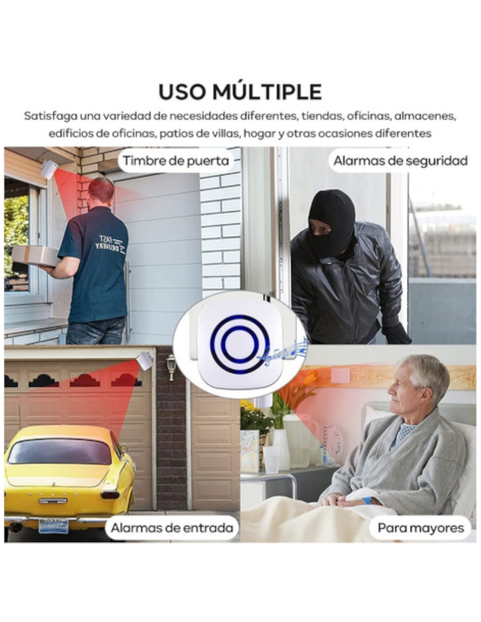 Timbre smart con sensor 4