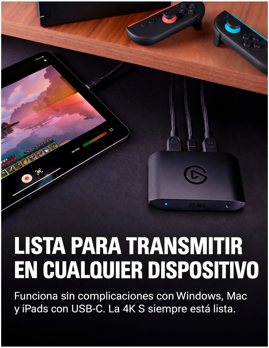 Capturadora de video resolución de video 4K/UHD 5